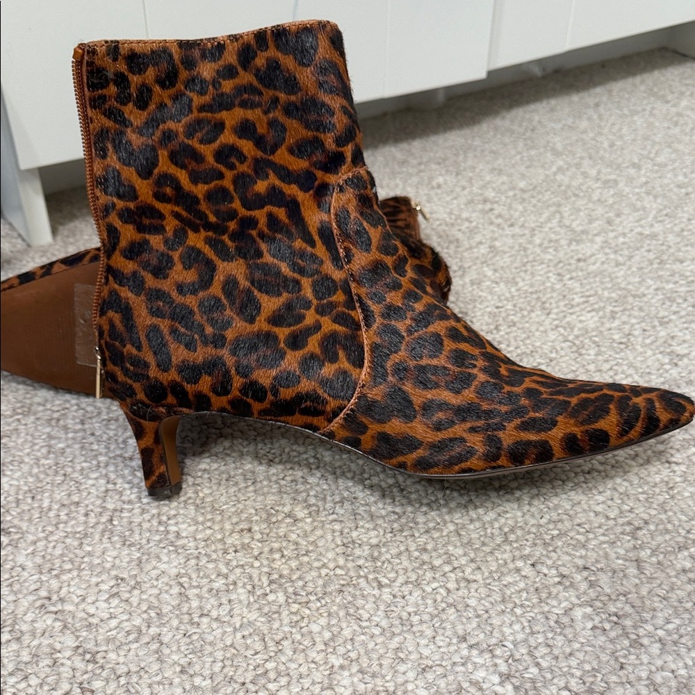 Leopard Print Ankle Boots - Picture 6 of 6